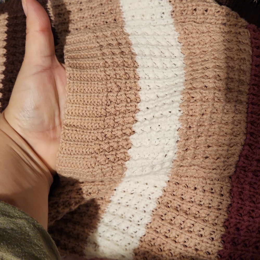 Torrid Color Block Pink Open Cardigan Size 1x - image 4